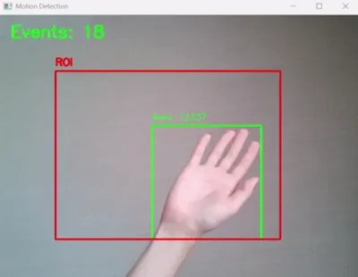 OpenCVを用いた古典的なリアルタイム動体検知アプリケーション